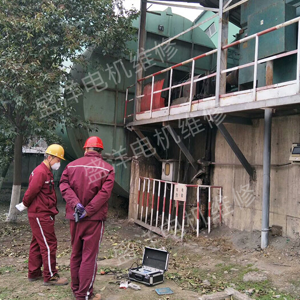 常州风机维修现场