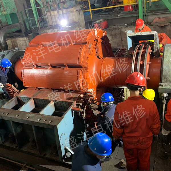 常州大型电机维修现场